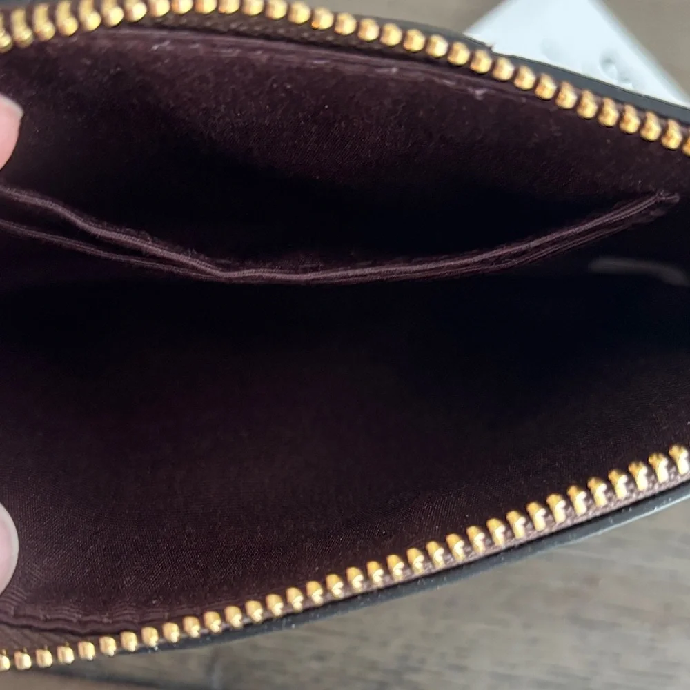 Coach Signature Brown Wristlet NWT - Picture 3 of 5